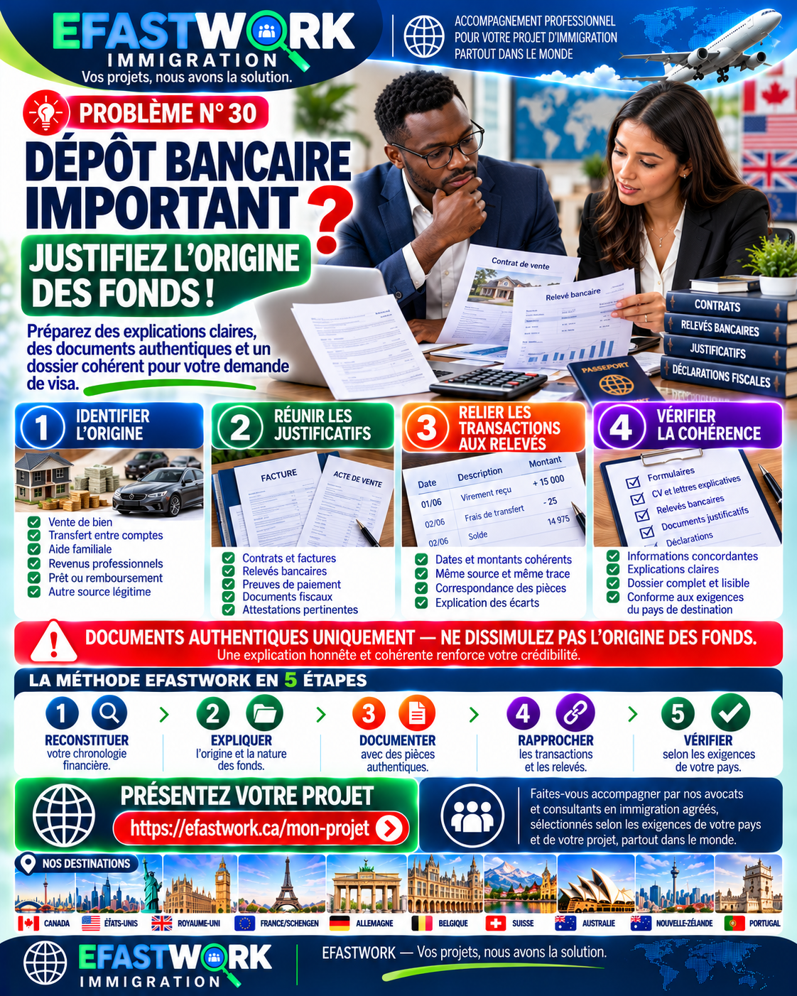 Pourquoi un dépôt bancaire important peut-il nécessiter une explication ?